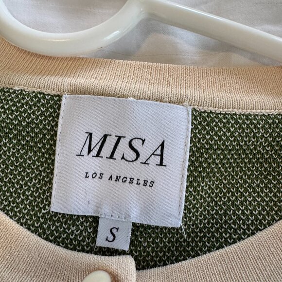 Misa Pansy Cardigan Green Mosaic - Picture 5 of 10
